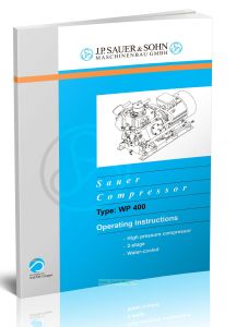 Sauer Compressor. Type WP 400. Operating instructionsКомпрессор Sauer. Тип WP 400. Руководство по эксплуатации
