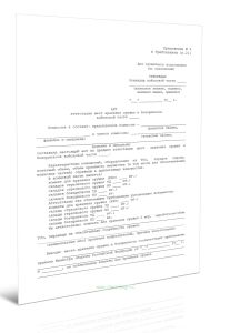 Акт аттестации мест хранения оружия и боеприпасов войсковой части