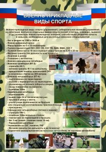 Плакат Военно-прикладные виды спорта