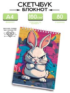Скетчбук Хулиган, А4