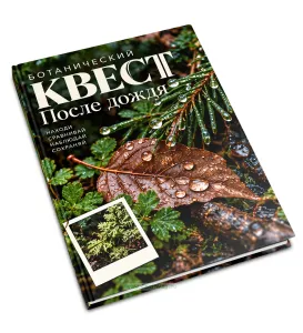 Детский ботанический квест, альбом для гербария и наблюдений После дождя, 32 растения, А5, 108 страниц