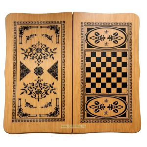 Игра настольная Нарды и Шахматы, 47х24см