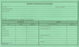 Летная книжка для профессиональных пилотов (FAA) - Jeppesen Professional Pilot Logbook