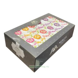 Набор полотенец Mercan Tekstil, 12 шт, незабудка