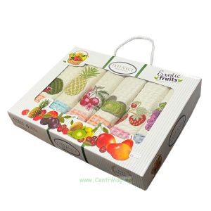 Набор кухонных полотенец Exelance Home Collection, 6 шт, фрукты 2