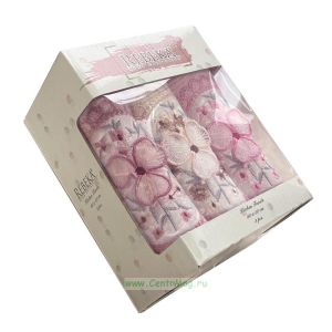 Набор полотенец Rebeka, 3 шт, незабудки