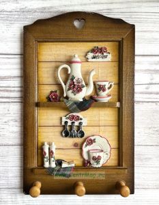 Коллаж Цветы (3 крючка)