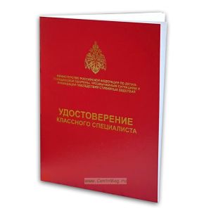 Удостоверение классного специалиста