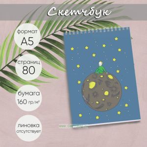 Скетчбук Маленький принц, А5