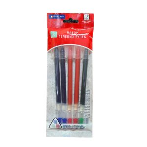 Набор гелевых ручек, 5 шт. В ассортименте