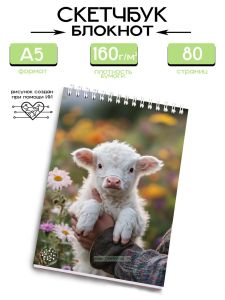 Скетчбук Теленок