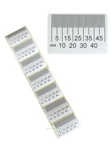 Самоклеящиеся мини-шкалы 50 мм, 50 шт
