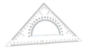 Треугольник с транспортиром