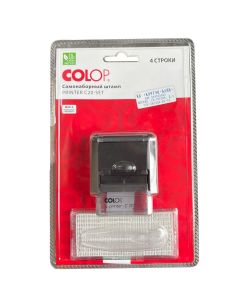Штамп самонаборный Colop Printer C20, 4 строки, поле 38х14 мм