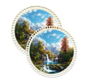 Донышки для вязания, заготовки для рукоделия, дно корзин, 24,8 см, круги, водопад
