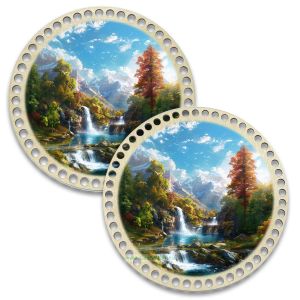 Донышки для вязания, заготовки для рукоделия, дно корзин, 19,8 см, круги, водопад