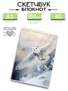 Скетчбук Полет совы