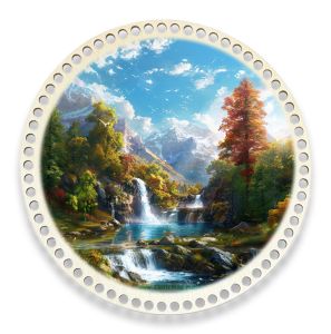 Донышки для вязания, заготовки для рукоделия, дно корзин, 24,8 см, круги, 8 мм, водопад