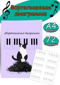 Фортепианные диаграммы Кот-проказник, А4