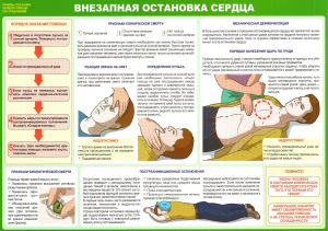 Комплект плакатов Приемы оказания первой помощи пострадавшим. (8 листов)