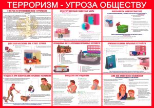 Плакат Терроризм – угроза обществу