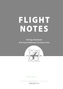 Записная книжка Flight Notes