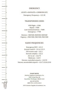 Записная книжка Flight Notes