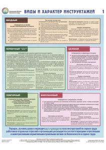 Комплект плакатов Организация обучения безопасности труда. (2 листа)