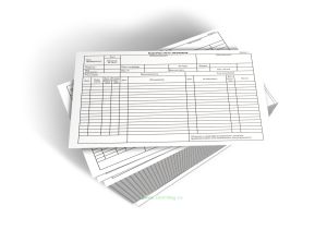 Карточка учета входящих (исходящих ) документов и изданий с грифом Коммерческая тайна