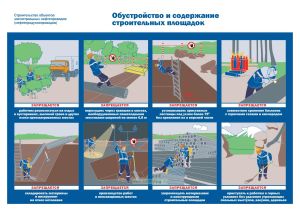 Плакат Обустройство и содержание строительных площадок