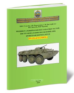 Индивидуальный комплект запасных частей, инструмента и приспособлений (ЗИП) бронетранспортера БТР-80. Краткая памятка