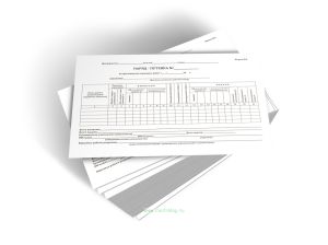 Наряд-путевка (Форма №4)