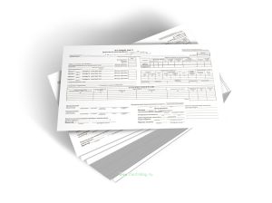 Путевой лист грузового автомобиля (Типовая межотраслевая форма № 4-С)