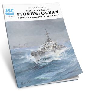 Модель-копия из бумаги ракетных катеров Piorun i Orkan (масштаб 1:400)