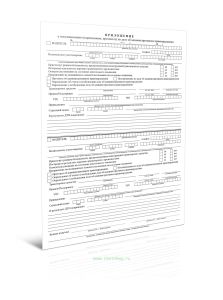 Приложение к постановлению (определению, протоколу) по делу об административном правонарушении (бланк трехслойный самокопирующийся)