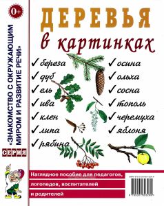 Деревья в картинках. Наглядное пособие для педагогов, логопедов, воспитателей и родителей