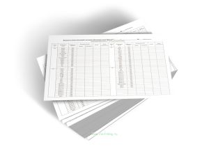 Ведомость записи показаний счетчиков собственных нужд