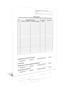 План-график выезда специалистов авторского надзора на объект капитального ремонта (Форма Д.19)