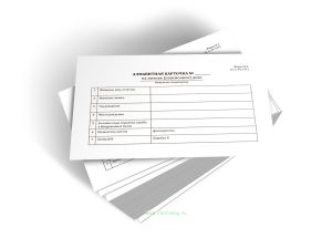 Алфавитная карточка на личное (пенсионное) дело (Форма N 3)