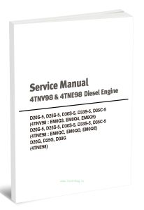 Service Manual Yanmar 4TNV98& 4TNE98 Diesel EngineРуководство по техническому обслуживанию дизельных двигателей Yanmar 4TNV98 и 4TNE98