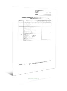 Ведомость документации, предъявляемой при сдаче-приемке электромонтажных работ (Форма Д.36)