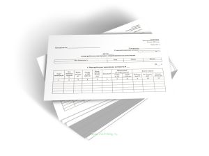 Акт о переработке винограда и спиртовании сусла на мезге (Форма N П-4)