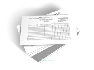 Бланк отчета о расходе материалов (Форма М 29)