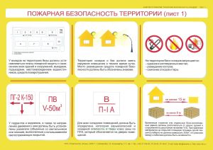 Комплект плакатов Пожарная безопасность складов, 9 листов