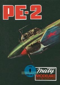 Журнал "Maly modelarz". Бомбардировщик Pe-2 из бумаги и картона (№1, 1978)