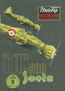 Журнал "Maly modelarz". Истребитель "Macchi C.200 Saetta" из бумаги и картона (№8, 1985)