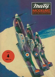Журнал "Maly modelarz". Истребитель "North American P-51 Mustang" из бумаги и картона (№4, 1979)