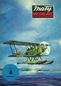 Журнал "Maly modelarz". Гидросамолет "Lublin R.VIII" из бумаги и картона (№3, 1975)