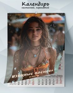 Календарь настенный, перекидной Изящные времена на 2025 год
