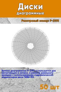 Диски диаграммные Р. 2193 (50 шт.)